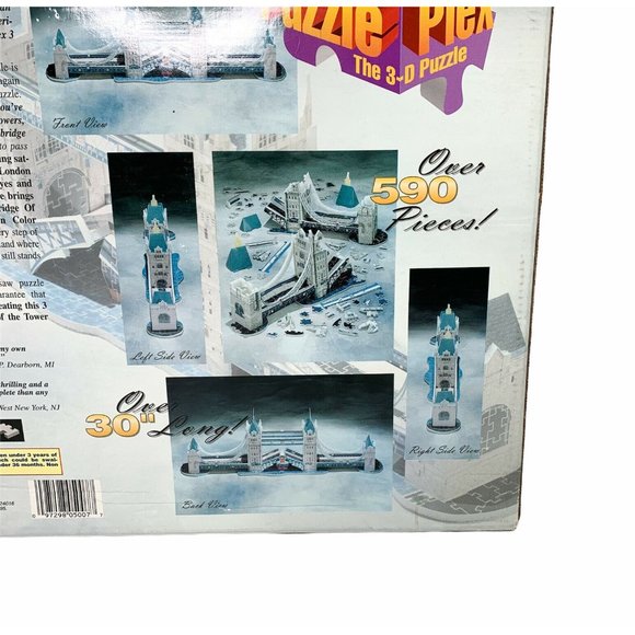 Vintage 1995 3D Puzzle Tower Bridge of London - Picture 7 of 11